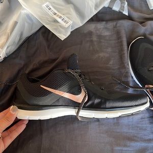 Nike black running shoes